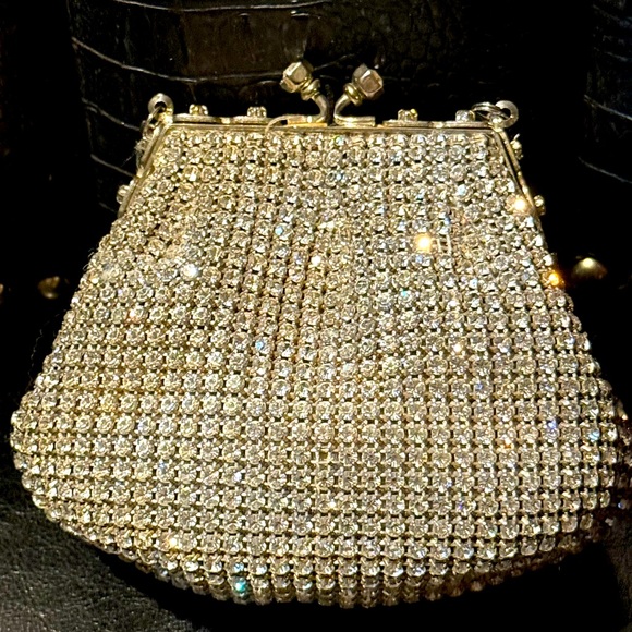 Handbags - Vintage Rhinestone bag